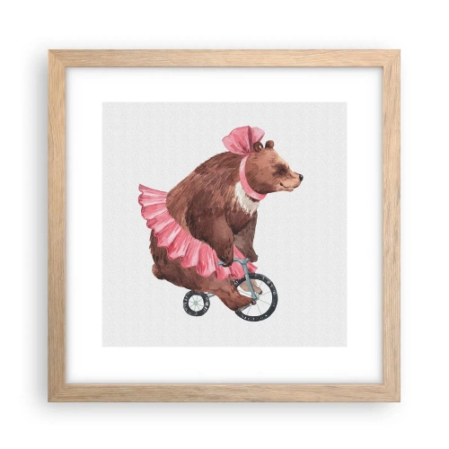 Plakat w ramie jasny dąb - Ale cyrk! - 30x30 cm