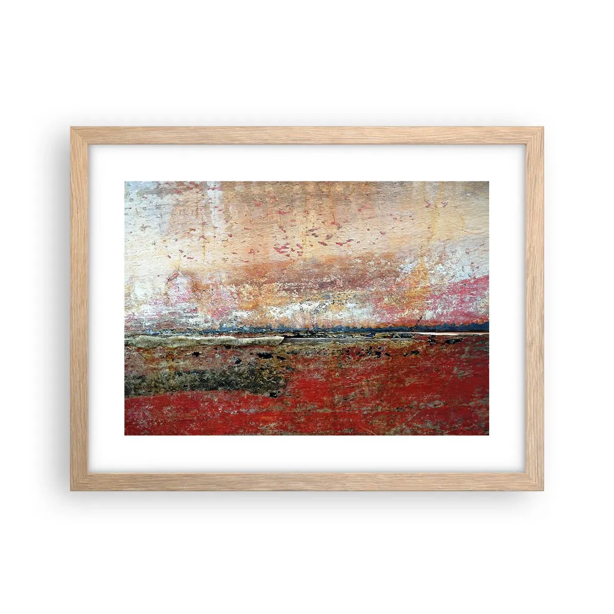 Plakat w ramie jasny dąb - Może to morze - 40x30 cm