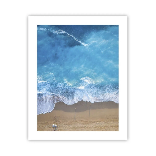 Plakat - Siła błękitu - 40x50 cm