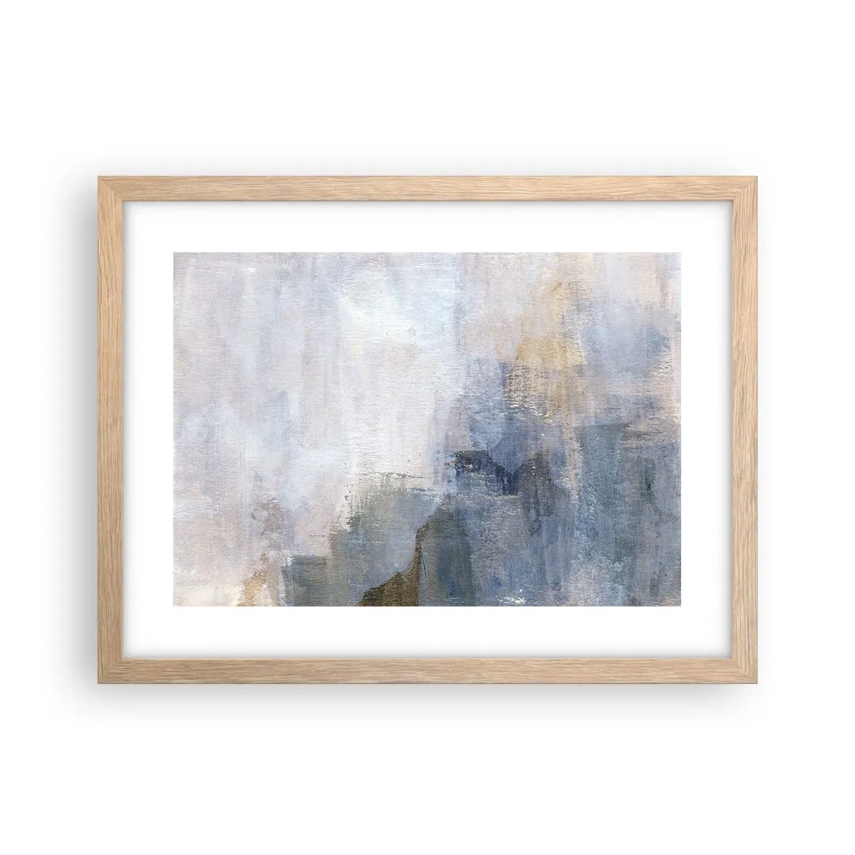 Plakat w ramie jasny dąb - Tony i akordy barw - 40x30 cm