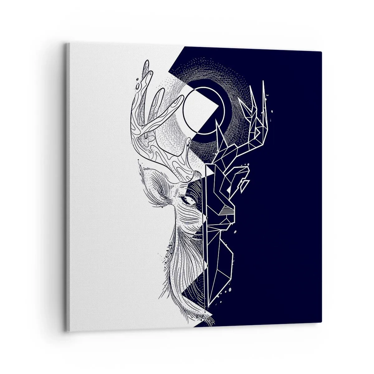 Obraz na płótnie - Walka i jedność przeciwieństw - 60x60 cm