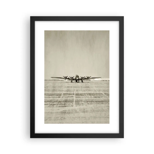 Plakat w czarnej ramie - Jak zawsze gotowy - 30x40 cm