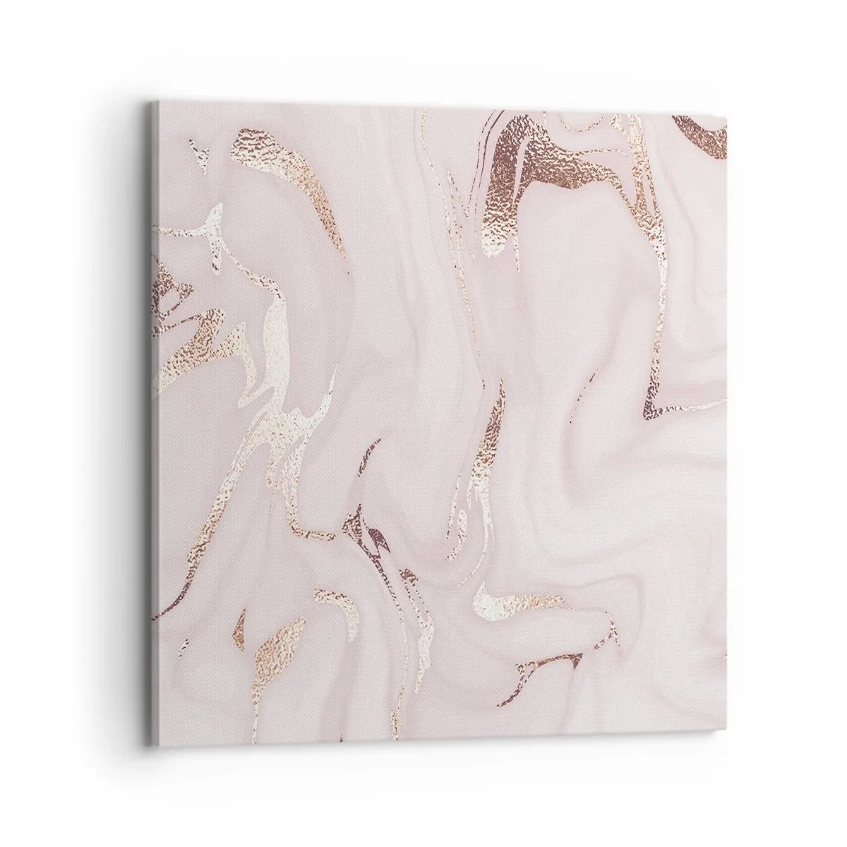 Obraz na płótnie - W różowym szale - 70x70 cm