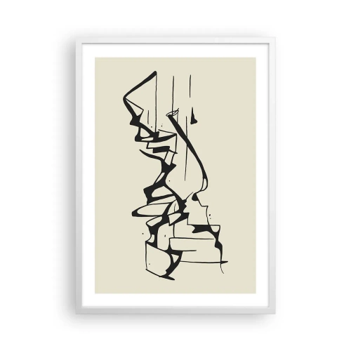 Plakat w białej ramie - Być może pejzaż - 50x70 cm