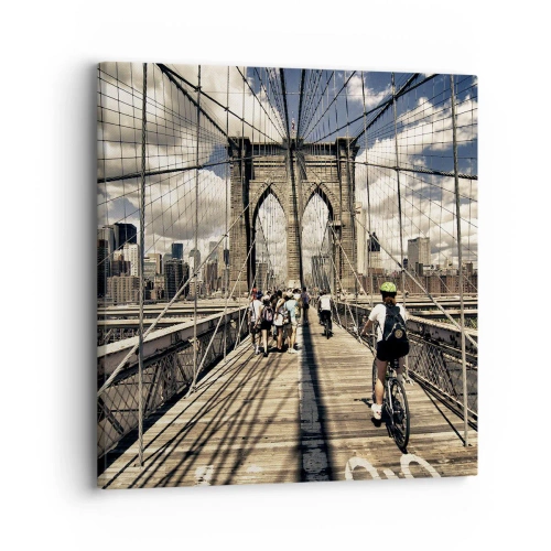 Obraz na płótnie - Wprost do serca miasta - 30x30 cm