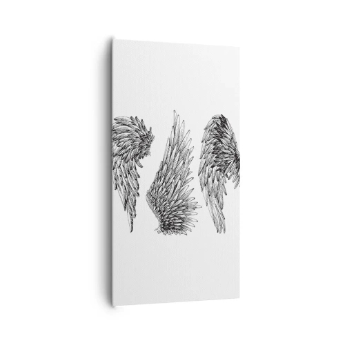 Obraz na płótnie - I ty możesz zostać aniołem - 65x120 cm