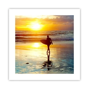 Plakat - Powrót wojownika - 40x40 cm