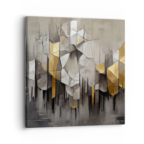 Obraz na płótnie - Kompozycja z lodu i światła - 30x30 cm