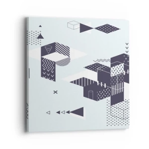 Obraz na płótnie - W duszy matematyka - 40x40 cm