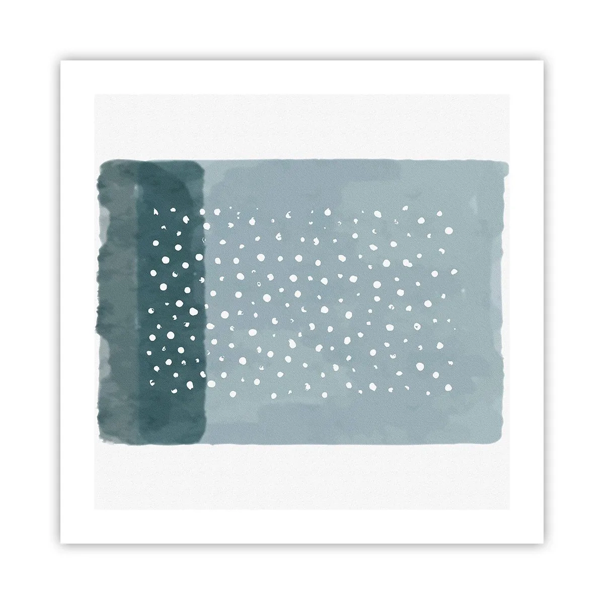 Plakat - Wyrosłe na błękicie - 50x50 cm