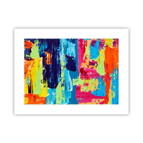 Plakat - Życie jest piękne! - 40x30 cm