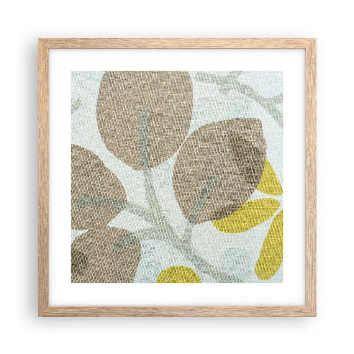 Plakat w ramie jasny dąb - Kompozycja w pełnym słońcu - 40x40 cm