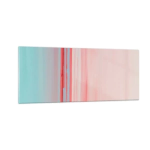 Obraz na szkle - Abstrakcja o świcie - 100x40 cm