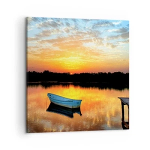 Obraz na płótnie - Patrz, słuchaj, medytuj - 50x50 cm