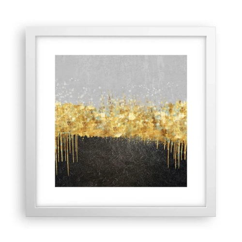 Plakat w białej ramie - W głąb i ku górze - 30x30 cm