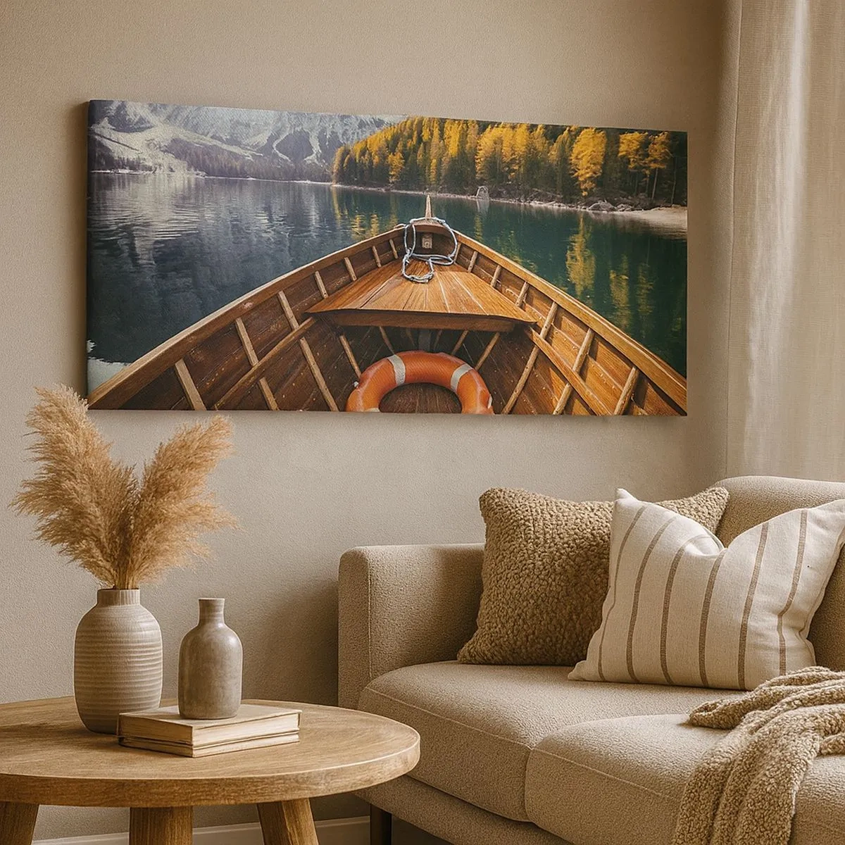 Obraz na płótnie - Górska wycieczka - 100x40 cm