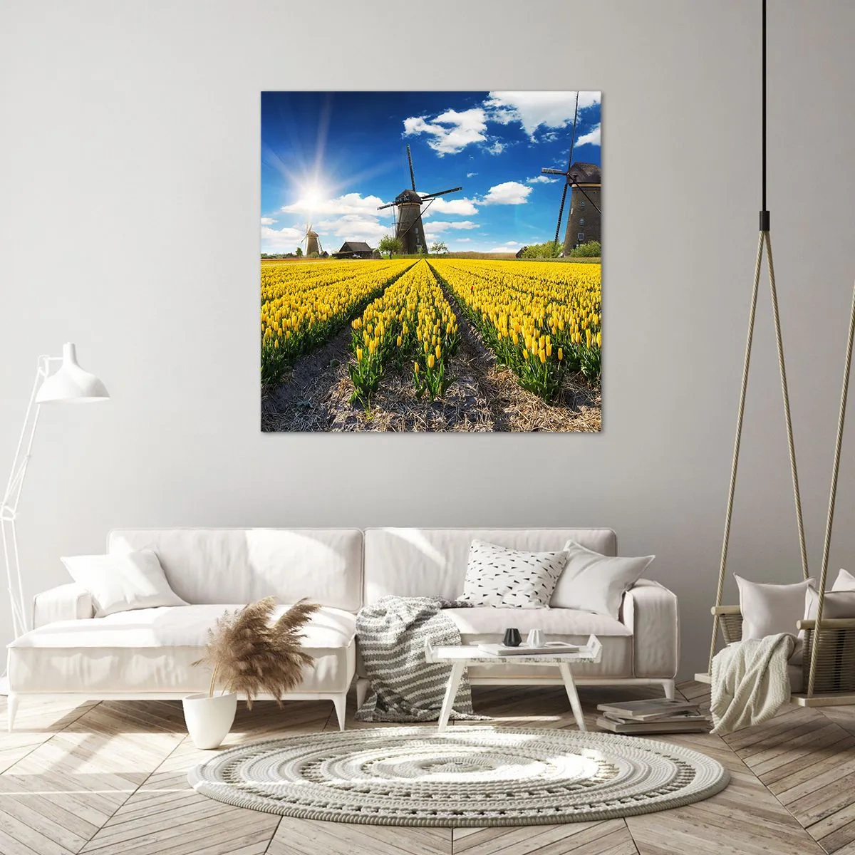 Obraz na płótnie - Bardziej holenderski być nie może - 40x40 cm