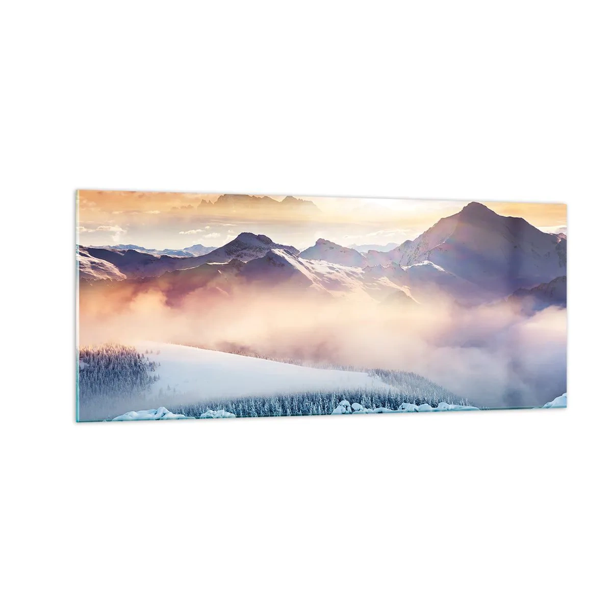 Obraz na szkle - Siła i czystość natury - 100x40 cm