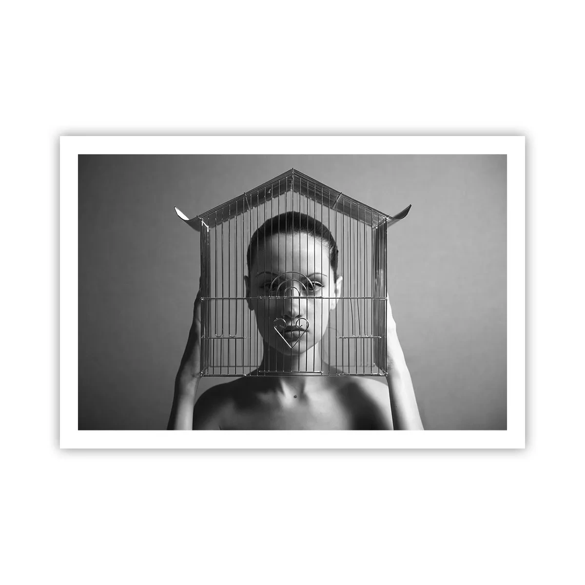 Plakat - Portret nieco surrealistyczny - 91x61 cm