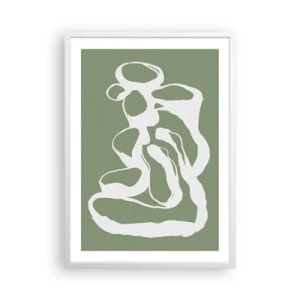 Plakat w białej ramie - Wołanie przestrzeni - 50x70 cm