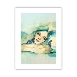Plakat - Am I blue? - 30x40 cm