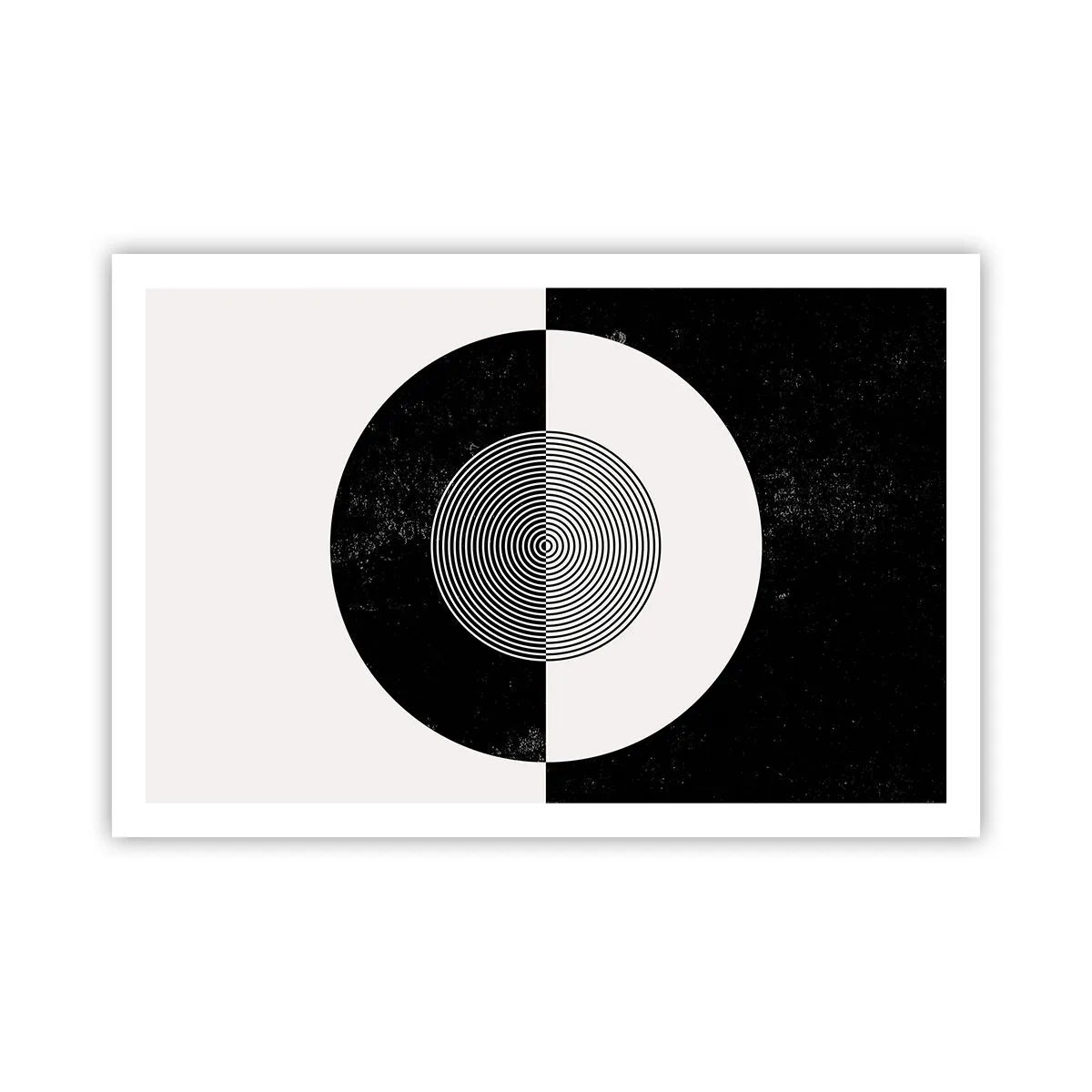 Plakat - Harmonia w czerni i bieli - 91x61 cm