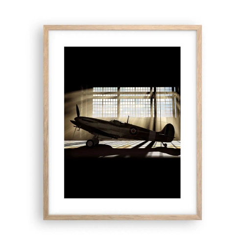 Plakat w ramie jasny dąb - Odpoczynek wojownika - 40x50 cm