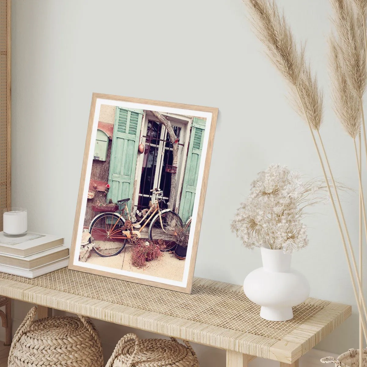 Plakat w ramie jasny dąb - Niech żyje prowincja - 50x70 cm