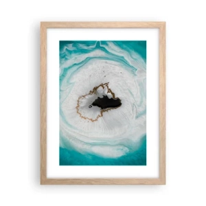 Plakat w ramie jasny dąb - Wniknąć do wnętrza - 30x40 cm