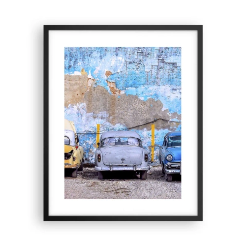 Plakat w czarnej ramie - Spotkanie weteranów - 40x50 cm