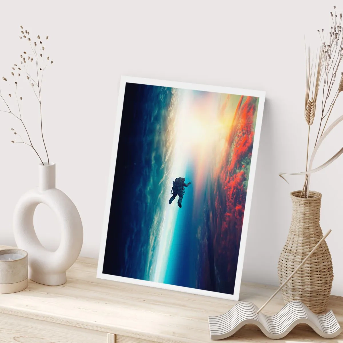Plakat - Mierzyć się ze wszechświatem - 30x40 cm