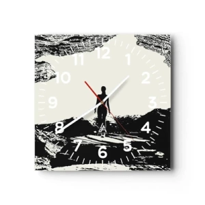 Zegar ścienny - Nowe spojrzenie - 30x30 cm
