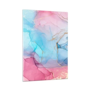 Obraz na szkle - Spotkanie i przenikanie - 50x70cm - Spotkanie i przenikanie - Nowoczesna dekoracja ścienna do salonu, kuchni i sypialni ARTTOR