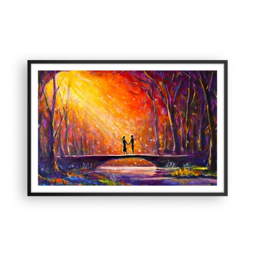Plakat w czarnej ramie - Niebo ich też kocha - 91x61 cm