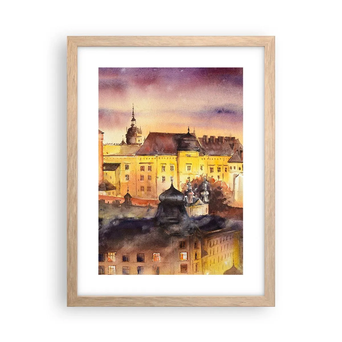 Plakat w ramie jasny dąb - Historia i baśń - 30x40 cm