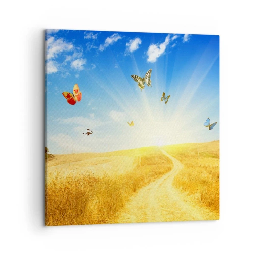 Obraz na płótnie - I jak tu nie kochać lata? - 50x50 cm