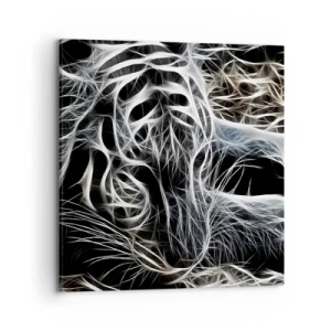 Obraz na płótnie - Studium kociej lekkości - 70x70 cm