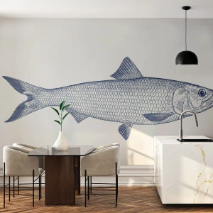 Fototapeta Standard Eco - Pozdrowienia z północnych mórz - Ryba, Zwierzę Morskie, Styl Nadmorski - 300x210 cm