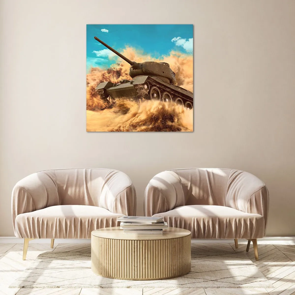 Obraz na szkle - Nie do pokonania - 70x70 cm