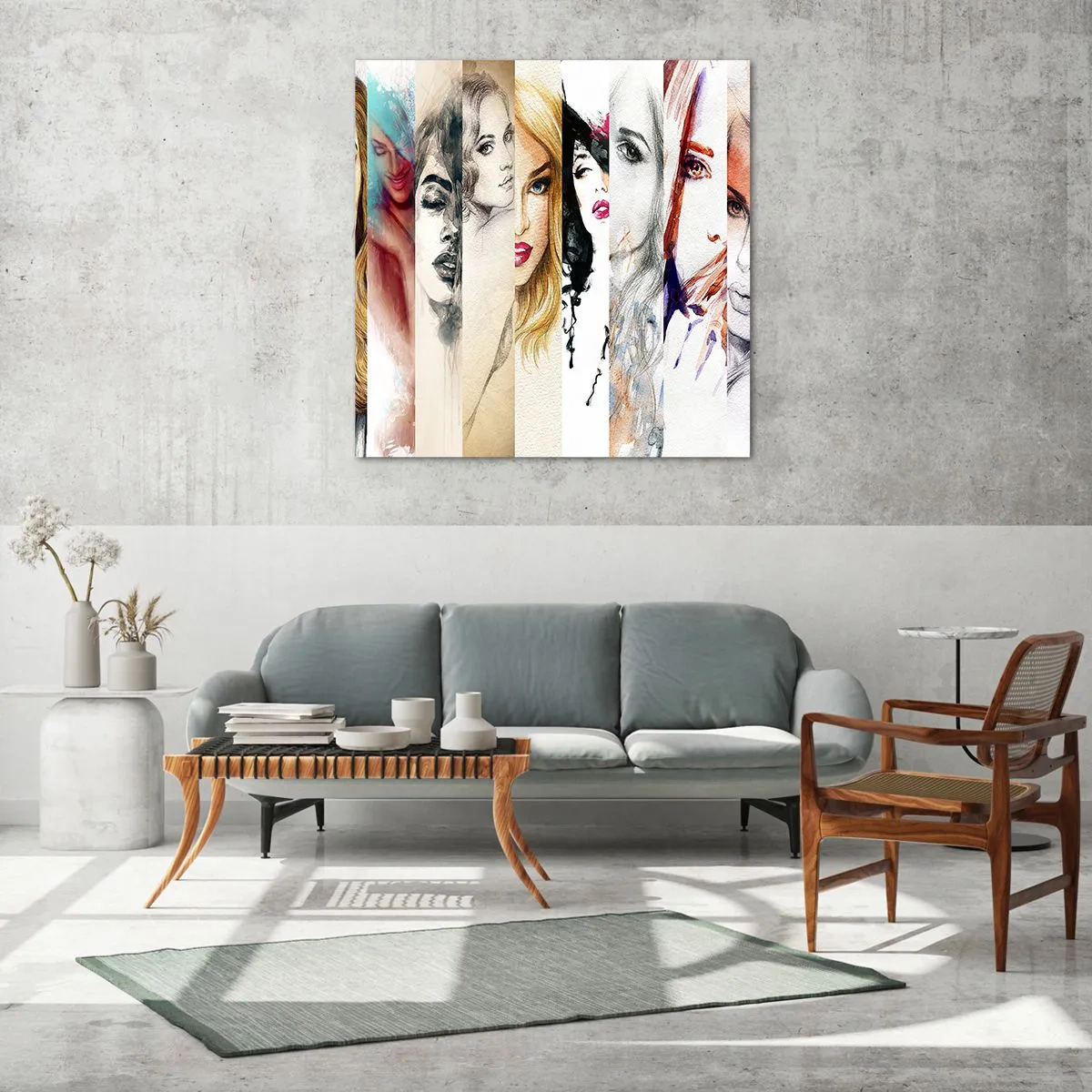 Obraz na szkle - I zawsze to TY - 30x30 cm