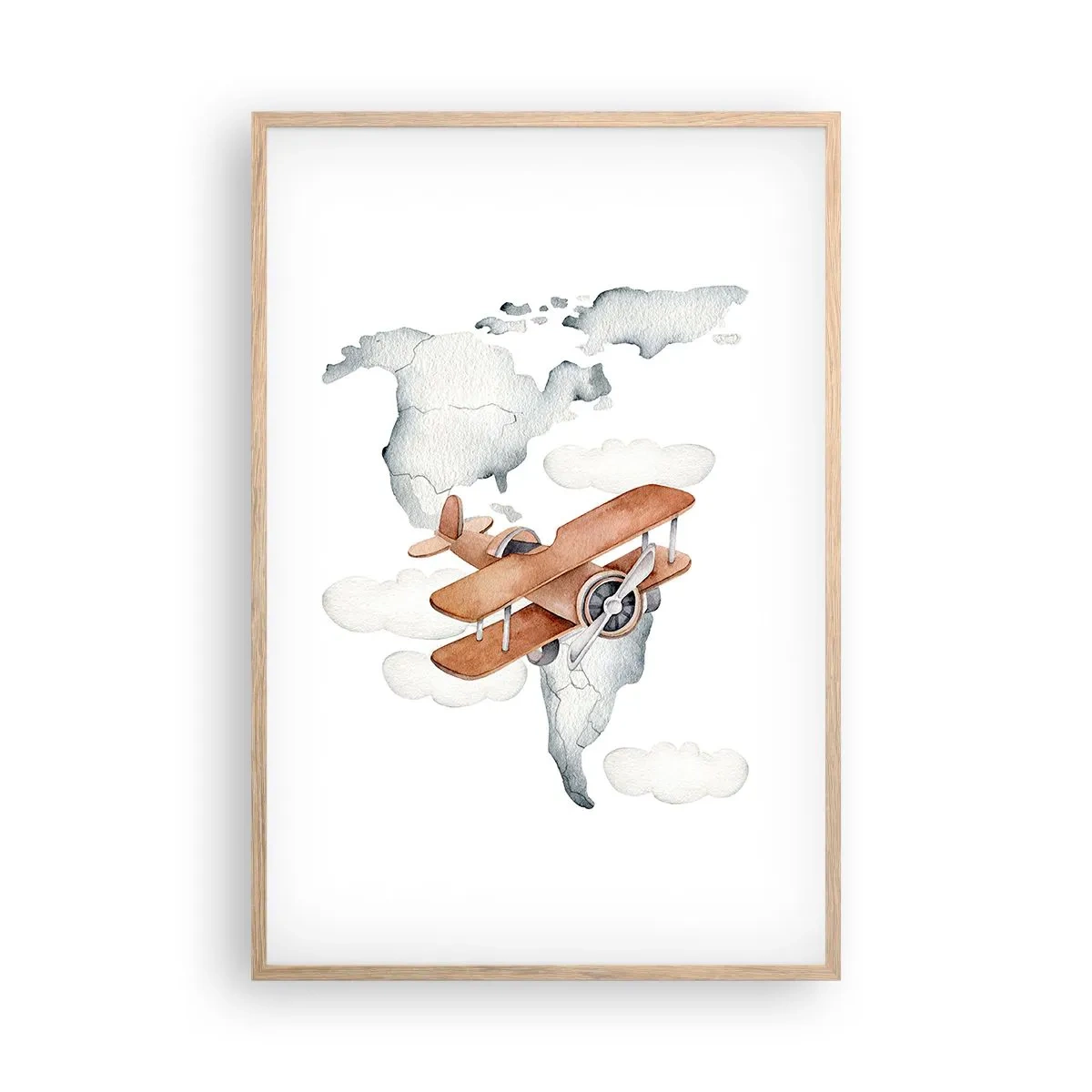 Plakat w ramie jasny dąb - W pionierskim duchu - 61x91 cm