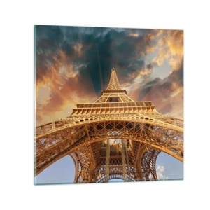 Obraz na szkle - Jak ludzkość sięgnęła nieba - 60x60 cm