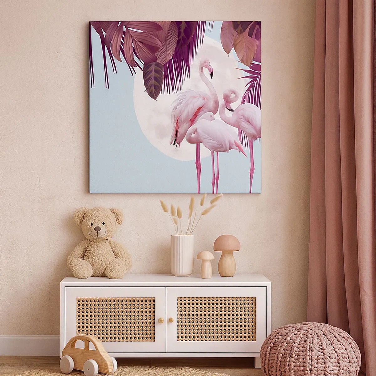 Obraz na płótnie - Trzy ptasie gracje - 30x30 cm