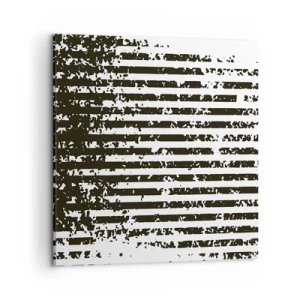 Obraz na płótnie - Rytm i szum - 50x50 cm