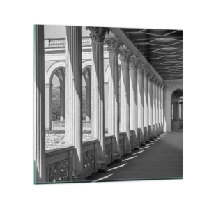 Obraz na szkle - Słoneczna arkada - 70x70 cm