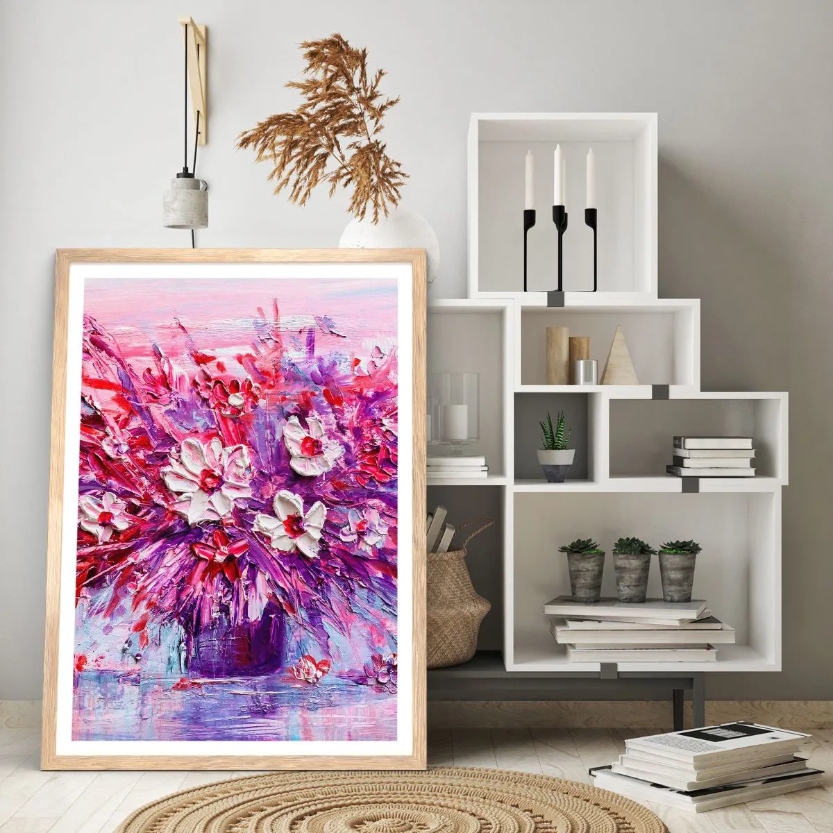 Plakat w ramie jasny dąb - Niewinność i namiętność - 70x100 cm