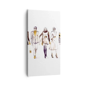 Obraz na płótnie - Niewymuszony szyk, swobodna elegancja - 55x100 cm