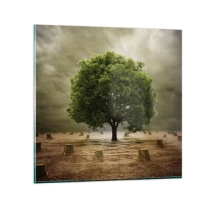 Obraz na szkle - Cała nadzieja - 70x70 cm