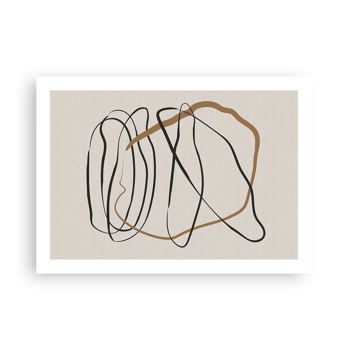 Plakat - Kompozycja – taniec opętaniec - 70x50 cm