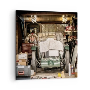 Obraz na płótnie - Powrót do przeszłości - 50x50 cm